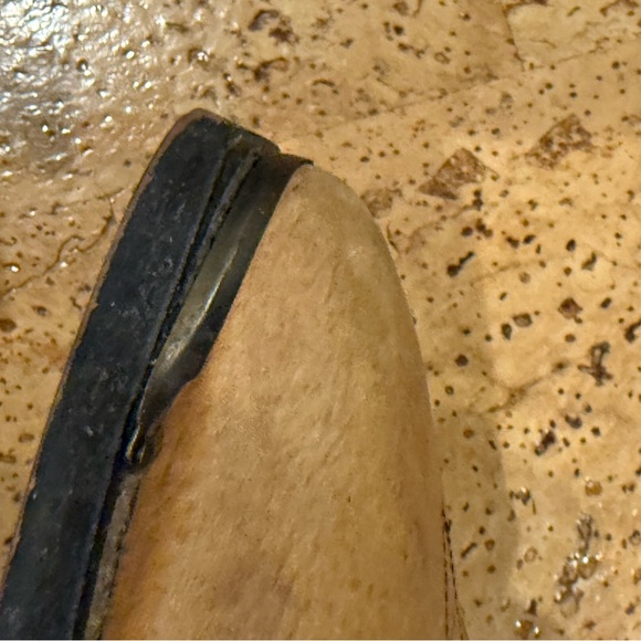 Cowgirl Boots Size 9 Light TAN Mid Calve Soft leather Rodeo Western - Picture 11 of 16